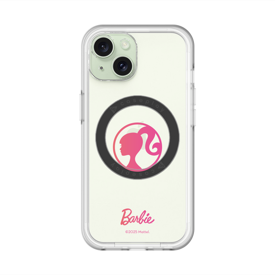 スリムプロテクションプレミアムケース with MagSafe［ Barbie - ロゴ ］