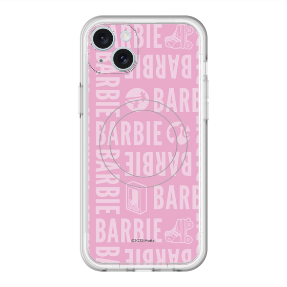 スリムプロテクションプレミアムケース with MagSafe［ Barbie - ロゴパターン3 ］