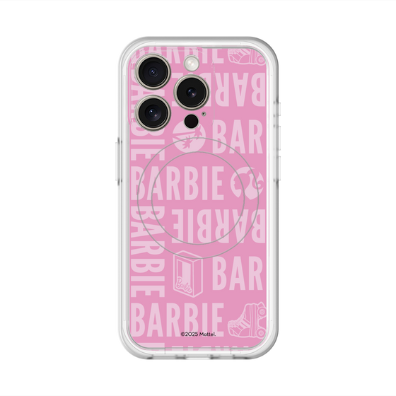 スリムプロテクションプレミアムケース with MagSafe［ Barbie - ロゴパターン3 ］