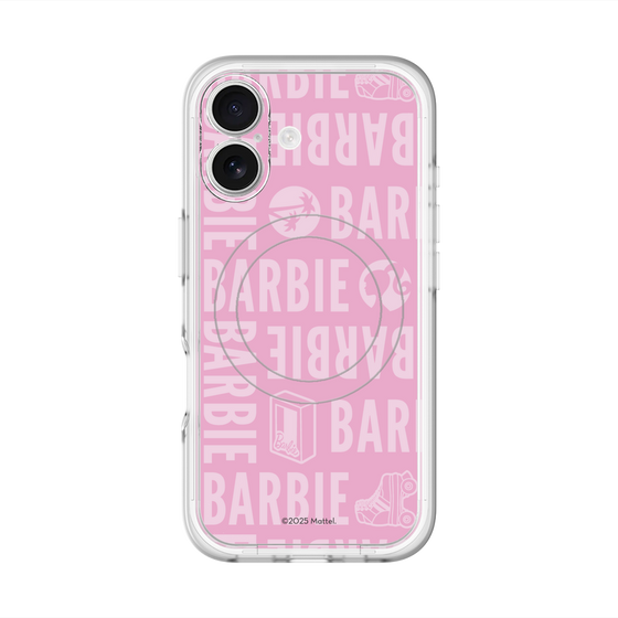 スリムプロテクションプレミアムケース with MagSafe［ Barbie - ロゴパターン3 ］