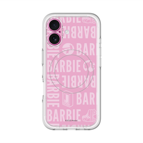 スリムプロテクションプレミアムケース with MagSafe［ Barbie - ロゴパターン3 ］