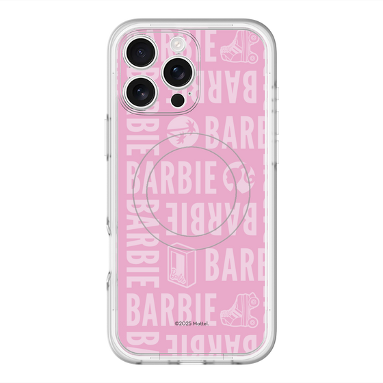 スリムプロテクションプレミアムケース with MagSafe［ Barbie - ロゴパターン3 ］