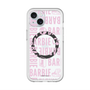スリムプロテクションプレミアムケース with MagSafe［ Barbie - ロゴパターン3 - クリア ］
