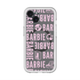 スリムプロテクションプレミアムケース with MagSafe［ Barbie - ロゴパターン3 - クリア ］