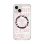 スリムプロテクションプレミアムケース with MagSafe［ Barbie - ロゴパターン3 - クリア ］