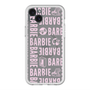 スリムプロテクションプレミアムケース with MagSafe［ Barbie - ロゴパターン3 - クリア ］