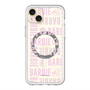 スリムプロテクションプレミアムケース with MagSafe［ Barbie - ロゴパターン3 - クリア ］