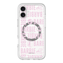 スリムプロテクションプレミアムケース with MagSafe［ Barbie - ロゴパターン3 - クリア ］