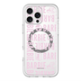 スリムプロテクションプレミアムケース with MagSafe［ Barbie - ロゴパターン3 - クリア ］