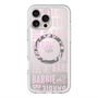 スリムプロテクションプレミアムケース with MagSafe［ Barbie - ロゴパターン3 - クリア ］