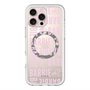スリムプロテクションプレミアムケース with MagSafe［ Barbie - ロゴパターン3 - クリア ］
