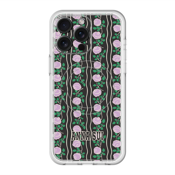 スリムプロテクションプレミアムケース with MagSafe［ ANNA SUI - ROSE STRIPE ］
