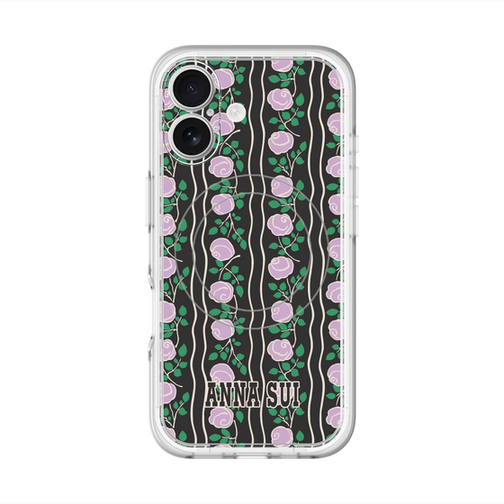 スリムプロテクションプレミアムケース with MagSafe［ ANNA SUI - ROSE STRIPE ］