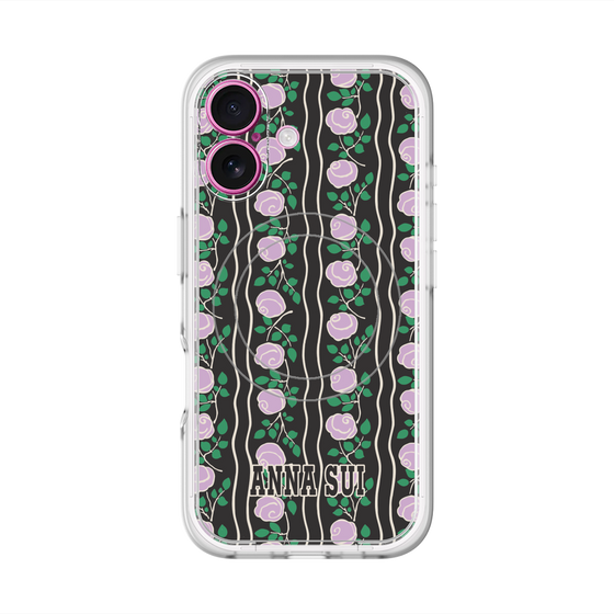 スリムプロテクションプレミアムケース with MagSafe［ ANNA SUI - ROSE STRIPE ］
