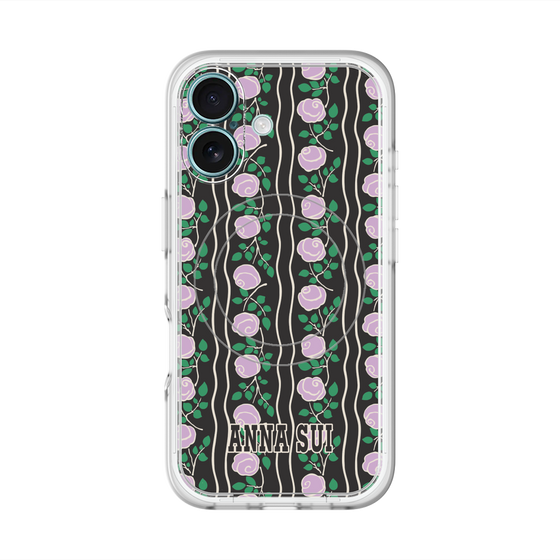 スリムプロテクションプレミアムケース with MagSafe［ ANNA SUI - ROSE STRIPE ］