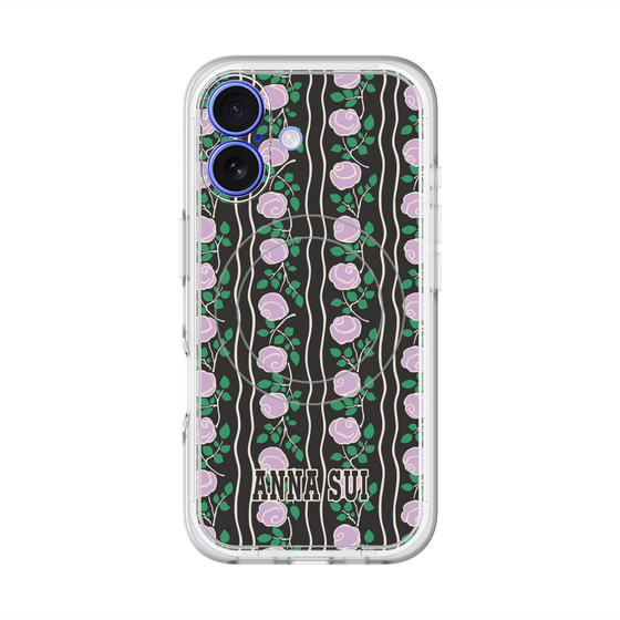 スリムプロテクションプレミアムケース with MagSafe［ ANNA SUI - ROSE STRIPE ］