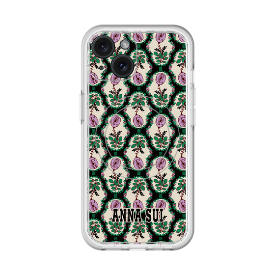 スリムプロテクションプレミアムケース with MagSafe［ ANNA SUI - ROSE CAMEO ］