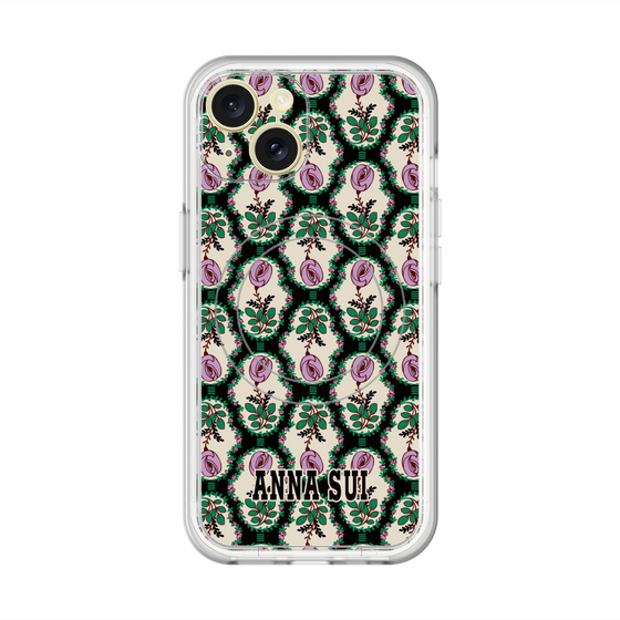 スリムプロテクションプレミアムケース with MagSafe［ ANNA SUI - ROSE CAMEO ］