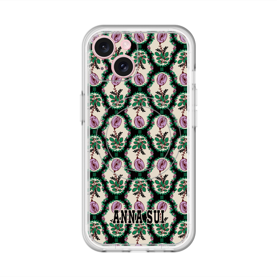 スリムプロテクションプレミアムケース with MagSafe［ ANNA SUI - ROSE CAMEO ］