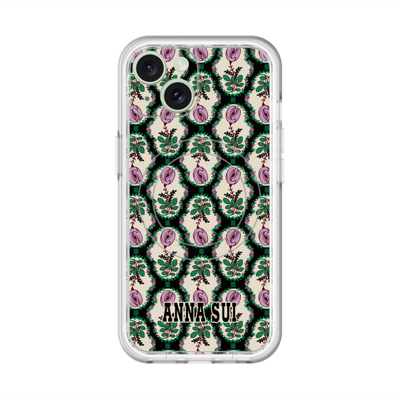 スリムプロテクションプレミアムケース with MagSafe［ ANNA SUI - ROSE CAMEO ］