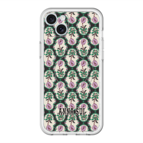スリムプロテクションプレミアムケース with MagSafe［ ANNA SUI - ROSE CAMEO ］