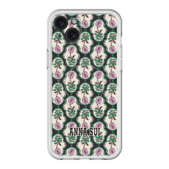 スリムプロテクションプレミアムケース with MagSafe［ ANNA SUI - ROSE CAMEO ］
