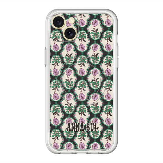 スリムプロテクションプレミアムケース with MagSafe［ ANNA SUI - ROSE CAMEO ］