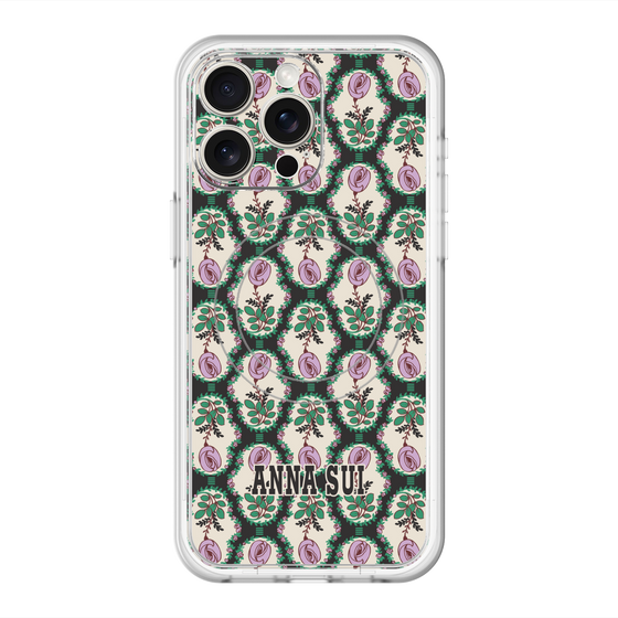 スリムプロテクションプレミアムケース with MagSafe［ ANNA SUI - ROSE CAMEO ］