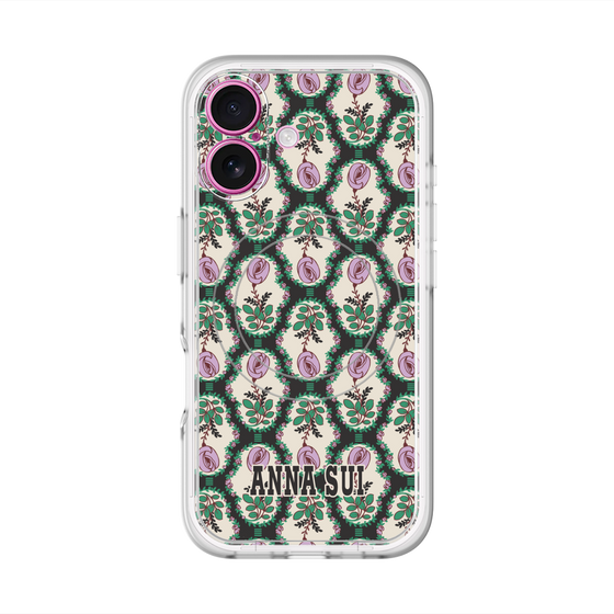 スリムプロテクションプレミアムケース with MagSafe［ ANNA SUI - ROSE CAMEO ］