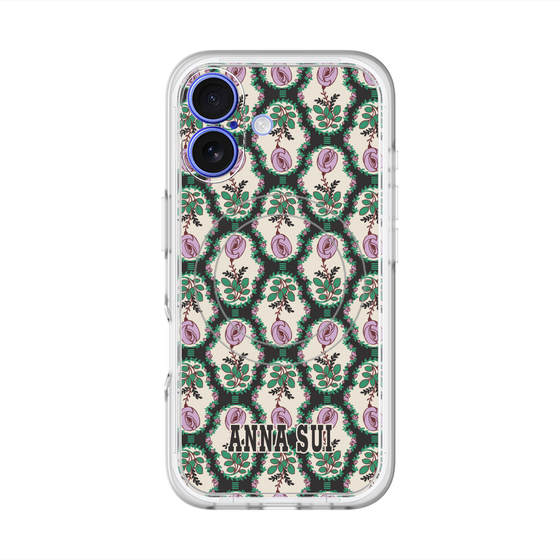 スリムプロテクションプレミアムケース with MagSafe［ ANNA SUI - ROSE CAMEO ］