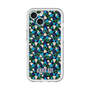 スリムプロテクションプレミアムケース with MagSafe［ ANNA SUI - HEARTS VINE - BLUE ］
