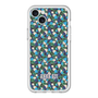 スリムプロテクションプレミアムケース with MagSafe［ ANNA SUI - HEARTS VINE - BLUE ］