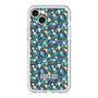 スリムプロテクションプレミアムケース with MagSafe［ ANNA SUI - HEARTS VINE - BLUE ］