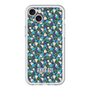 スリムプロテクションプレミアムケース with MagSafe［ ANNA SUI - HEARTS VINE - BLUE ］