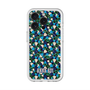 スリムプロテクションプレミアムケース with MagSafe［ ANNA SUI - HEARTS VINE - BLUE ］