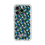 スリムプロテクションプレミアムケース with MagSafe［ ANNA SUI - HEARTS VINE - BLUE ］