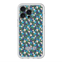 スリムプロテクションプレミアムケース with MagSafe［ ANNA SUI - HEARTS VINE - BLUE ］