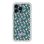 スリムプロテクションプレミアムケース with MagSafe［ ANNA SUI - HEARTS VINE - BLUE ］