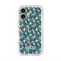 スリムプロテクションプレミアムケース with MagSafe［ ANNA SUI - HEARTS VINE - BLUE ］