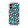 スリムプロテクションプレミアムケース with MagSafe［ ANNA SUI - HEARTS VINE - BLUE ］