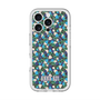 スリムプロテクションプレミアムケース with MagSafe［ ANNA SUI - HEARTS VINE - BLUE ］