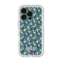 スリムプロテクションプレミアムケース with MagSafe［ ANNA SUI - HEARTS VINE - BLUE ］