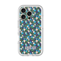 スリムプロテクションプレミアムケース with MagSafe［ ANNA SUI - HEARTS VINE - BLUE ］