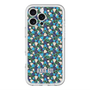 スリムプロテクションプレミアムケース with MagSafe［ ANNA SUI - HEARTS VINE - BLUE ］