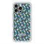 スリムプロテクションプレミアムケース with MagSafe［ ANNA SUI - HEARTS VINE - BLUE ］