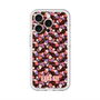 スリムプロテクションプレミアムケース with MagSafe［ ANNA SUI - HEARTS VINE - PINK ］