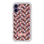 スリムプロテクションプレミアムケース with MagSafe［ ANNA SUI - HEARTS VINE - PINK ］
