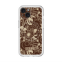 スリムプロテクションプレミアムケース with MagSafe［ ANNA SUI - STITCHED FLORAL ］