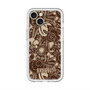 スリムプロテクションプレミアムケース with MagSafe［ ANNA SUI - STITCHED FLORAL ］