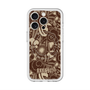 スリムプロテクションプレミアムケース with MagSafe［ ANNA SUI - STITCHED FLORAL ］